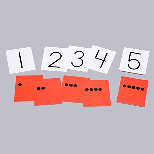 Didax Educational Resources Numeral Cards - 10 Sets of 11, Multicolor