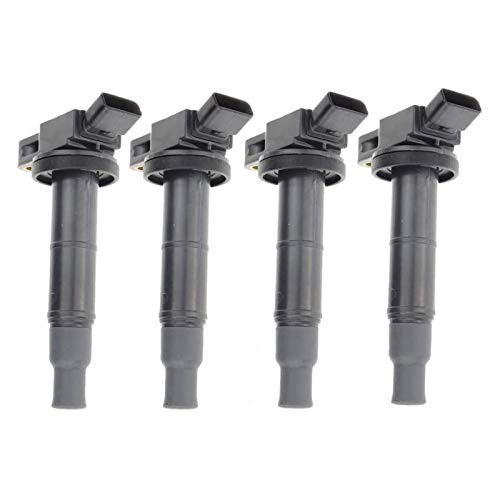 Set of 4 Ignition Coils Pack for Toyota Camry Corolla Matrix RAV4 Solara Lexus HS250H Pontiac Vibe Scion TC