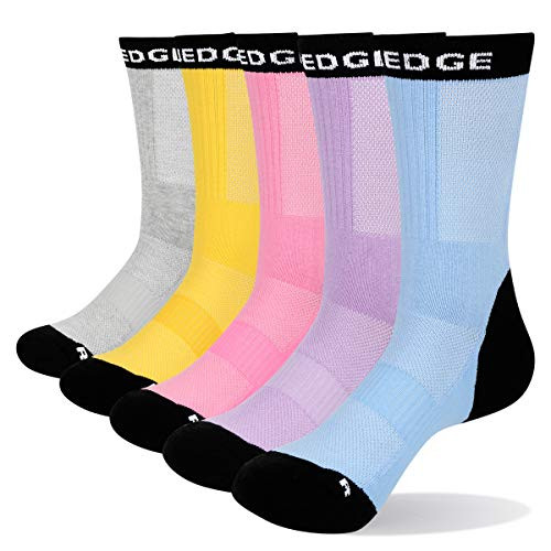 YUEDGE Women s Moisture Wicking Cotton Cushion Athletic Casual Crew Socks Workout Training Hiking Gym Socks Large 69 YUEDGE Women s Moisture Wicking Cotton Cushion Athletic Casual Crew Socks Workout Training Hiking Gym Socks Large 69