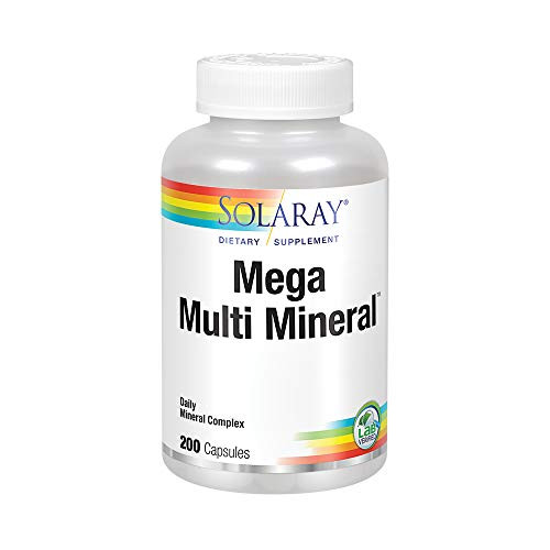 Solaray Mega Multi Mineral  200 Capsules