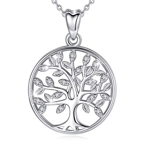 Tree of Life Necklace for Women Family Tree Necklace AEONSLOVE 925 Sterling Silver Family Tree of Life Pendant 18 Necklaces Christmas Valentine s Mother s Day Jewelry Gifts for Women Mom Girls Tree of Life Necklace for Women Family Tree Necklace AEONSLOVE 925 Sterling Silver Family Tree of Life Pendant 18 Necklaces Christmas Valentine s Mother s Day Jewelry Gifts for Women Mom Girls