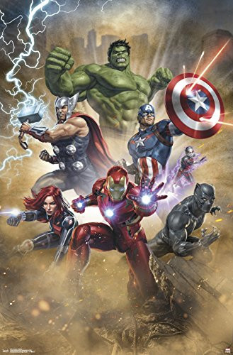Trends International Avengers-Fantastic Premium Wall Poster, 22.375" x 34"