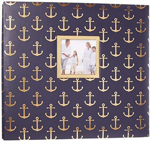 K&Company Patterned Post Bound Window Album 12"X12"-Nautical