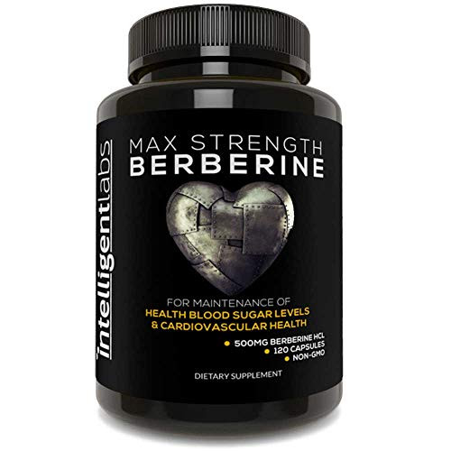 Intelligent Labs Berberine HCL Plus 500mg 120 Capsules