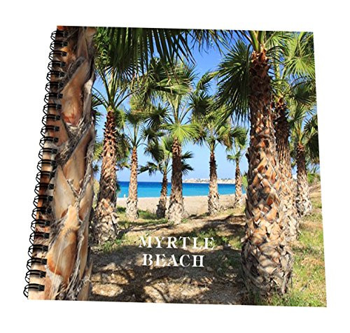 3dRose db_80856_2 Palms Line Myrtle Beach South Carolina - Memory Book, 12 by 12"