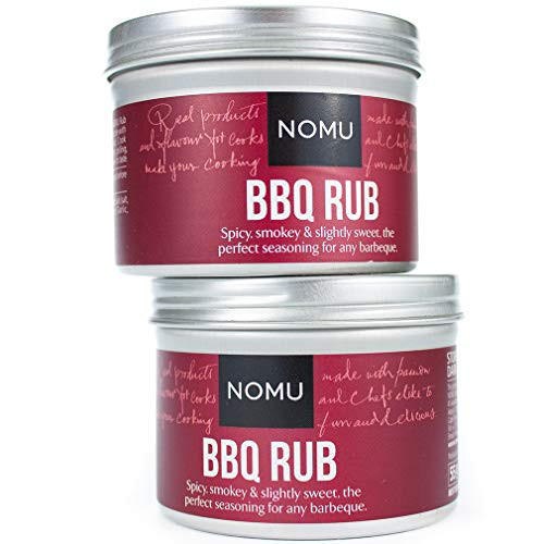NOMU BBQ Seasoning Rub 3 90 oz 2pack 10 Ingredient Blend MSG Gluten Free NonGMO NonIrradiated NOMU BBQ Seasoning Rub 3 90 oz 2pack 10 Ingredient Blend MSG Gluten Free NonGMO NonIrradiated