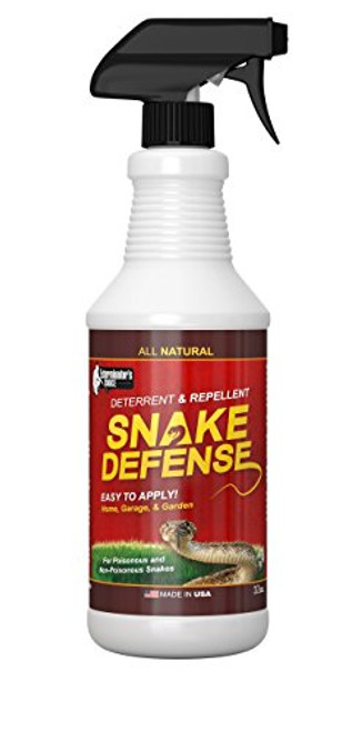 Snake Defense Natural Snake Repellent  Effective and Safe Spray 32oz For All Types of Snakes non venomous and venomous