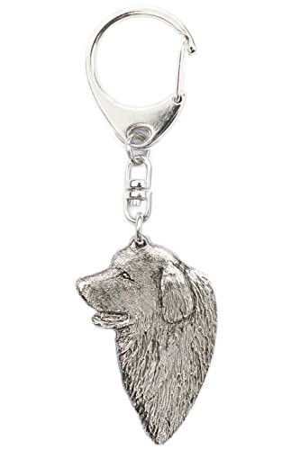 Great Pyrenees (Head) Made in U.K Artistic Style Dog Key Ring Collection