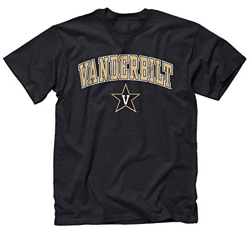 Campus Colors NCAA Adult Arch  Logo Soft Style Gameday TShirt Vanderbilt Commodores  Black Small Campus Colors NCAA Adult Arch  Logo Soft Style Gameday TShirt Vanderbilt Commodores  Black Small