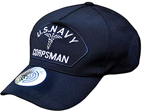 HANWILD US Navy Corpsman Baseball Hat Embroidered Adjustable US Army Cap