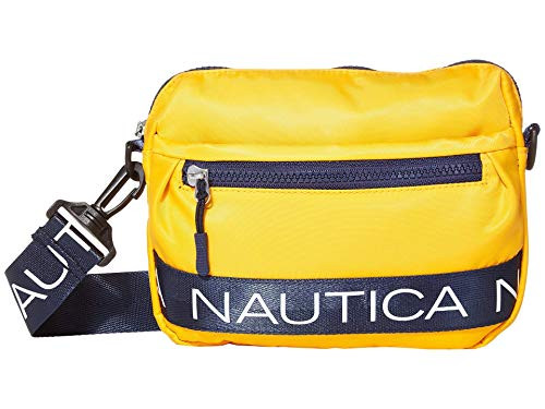 Nautica Bean Bag Crossbody Cornbread/Navy One Size