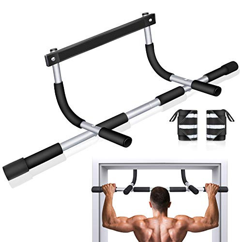 BZK Pull Up Bar for Doorway  Multifunction Chin Up Bar Upper Body Workout Bar Strength Training Equipment for Home Gym Exercise