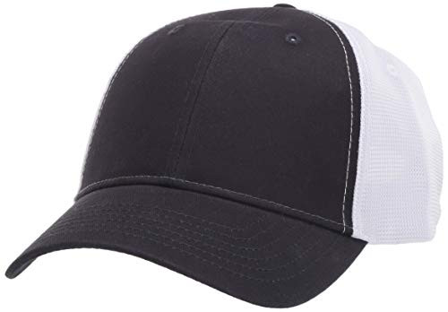 Marky G Apparel Old School Baseball Cap with Technical Mesh Navy/White1 One Size