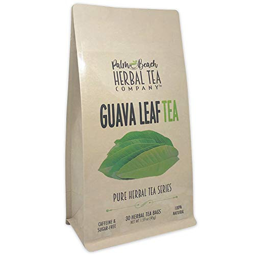 Guava Leaf Tea  Pure Herbal Tea Series by Palm Beach Herbal Tea Company 30 Tea Bags 100 Natural