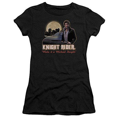 Juniors Knight RiderFull Moon Juniors Slim TShirt Size S