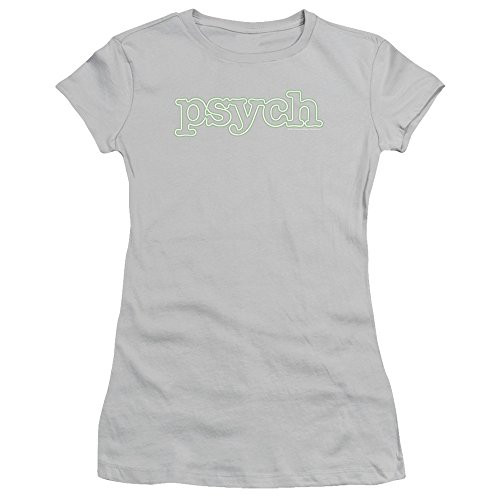 Juniors Psych Neon Sign Juniors Slim TShirt Size XL