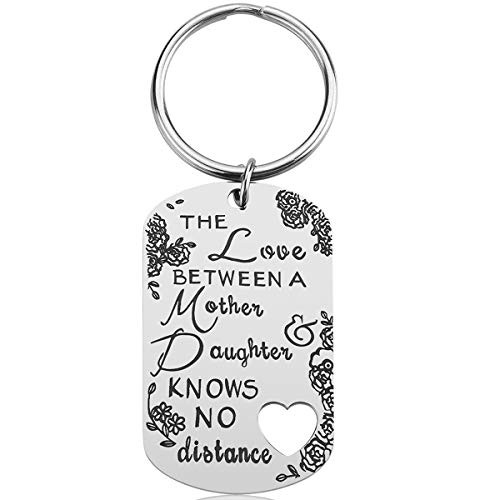 Mother s Day Gifts for Mom from Daughter Mother Daughter Gifts The Love Between A Mother and Daughter Knows No Distance Keychain Mom Jewelry for Mother Mother Mother s Day Gifts for Mom from Daughter Mother Daughter Gifts The Love Between A Mother and Daughter Knows No Distance Keychain Mom Jewelry for Mother Mother