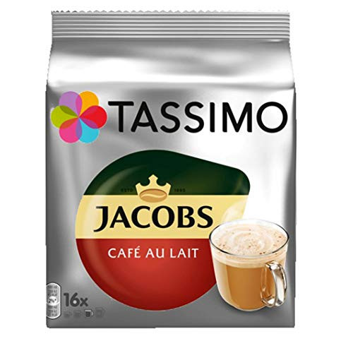Tassimo Jacobs Cafe Au Lait 16 Coffee TDiscs  16 Servings