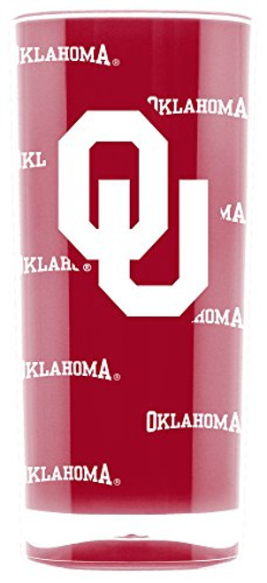 NCAA Oklahoma Sooners 16oz Insulated Acrylic Square Tumbler NCAA Oklahoma Sooners 16oz Insulated Acrylic Square Tumbler