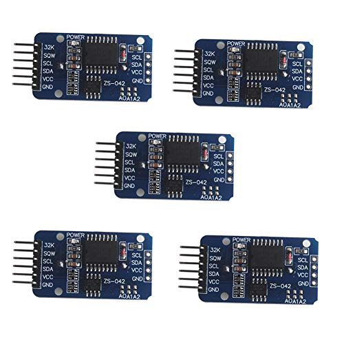 5PCS DS3231 Real Time Clock Module RTC Sensor, High Precision AT24C32 IIC Timer Alarm Clock for Arduino Raspberry Pi DIYmall
