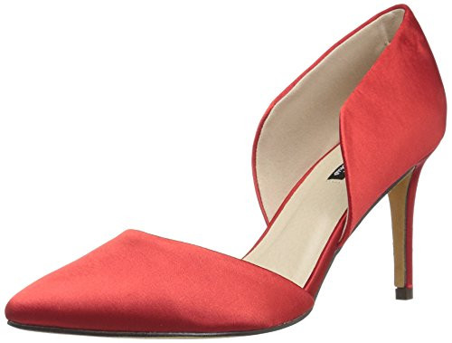 Michael Antonio Women s Luster Heeled Sandal red 9 M US