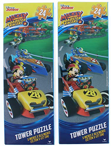 2 Pk  Mickey and Roadster Racers 24 Piece Puzzle