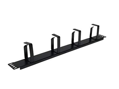 1U Cable Management Horizontal Cable Manager Rack Mount Server Cabinet Manager