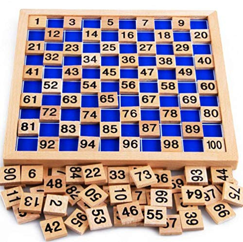 UmbWorld Wooden Toys Hundred Board Montessori 1100 Consecutive Numbers Educational Game Early Childhood Toy for Kids with Storage Bag?Size 8 26 8 26inches Counting Math UmbWorld Wooden Toys Hundred Board Montessori 1100 Consecutive Numbers Educational Game Early Childhood Toy for Kids with Storage Bag?Size 8 26 8 26inches Counting Math