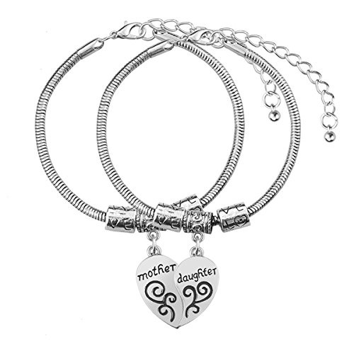 Mother Daughter Gifts for Mom  2PCS Matching Heart Mother Daughter Bracelet Mom Gifts from Daughter Christmas Gifts for Mom Birthday Gifts Mother s Day Gifts Mother Daughter Gifts for Mom  2PCS Matching Heart Mother Daughter Bracelet Mom Gifts from Daughter Christmas Gifts for Mom Birthday Gifts Mother s Day Gifts