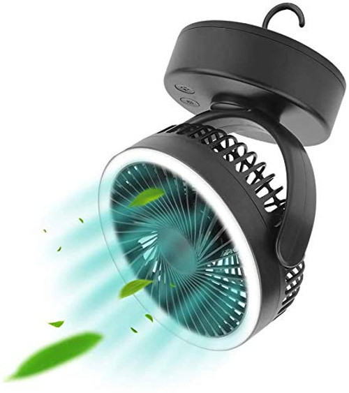 Rehomy 4800mAh Camping Fan with LED Lights Rechargeable Battery Operated USB Portable Tent Fan Light with Hanging Hook Desk Fan for Home Office Tent Car RV Emergency Outages Rehomy 4800mAh Camping Fan with LED Lights Rechargeable Battery Operated USB Portable Tent Fan Light with Hanging Hook Desk Fan for Home Office Tent Car RV Emergency Outages