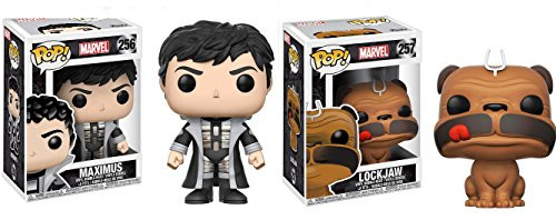 Funko POP Marvel Inhumans Maximus Lockjaw Action Figure Set of 2