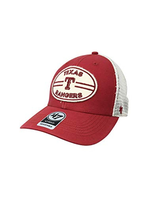 47 Texas Rangers Brand MVP DP Adjustable Back Hat MLB Baseball Curve Bill Cap One Size Red Hudson Patch 47 Texas Rangers Brand MVP DP Adjustable Back Hat MLB Baseball Curve Bill Cap One Size Red Hudson Patch