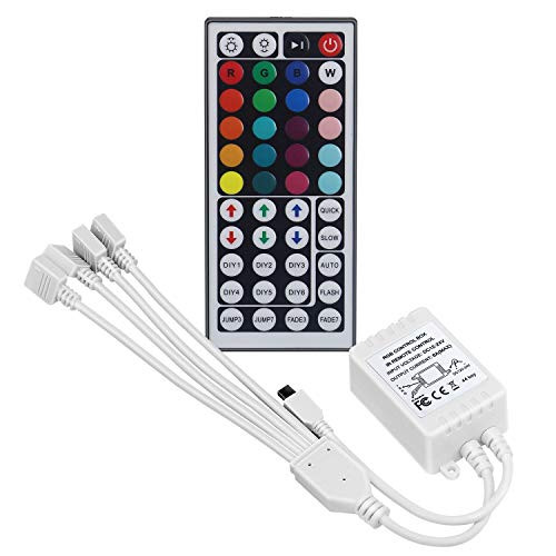 DUNZHITECH 4Port 44 Keys RGB IR Remote Control for 5050 2835 3528 RGB LED Strip Lights Output Voltage DC12V24V LED RGB IR Remote Control DUNZHITECH 4Port 44 Keys RGB IR Remote Control for 5050 2835 3528 RGB LED Strip Lights Output Voltage DC12V24V LED RGB IR Remote Control
