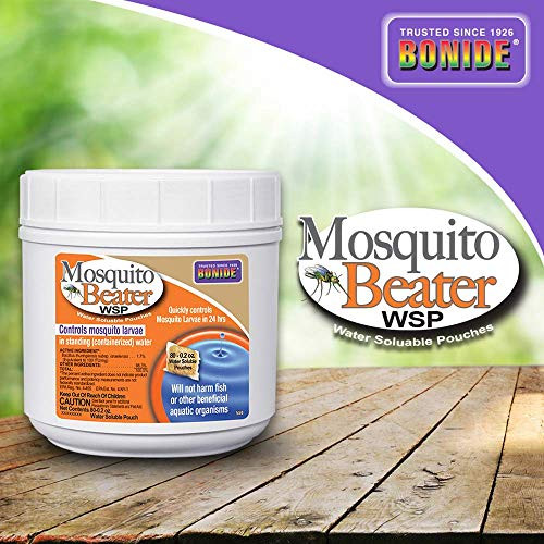 Bonide BND550 Mosquito Beater WSP Larvicide Water Soluble Insecticide Pouches for Controlling Mosquito Larvae 80 Pack Bonide BND550 Mosquito Beater WSP Larvicide Water Soluble Insecticide Pouches for Controlling Mosquito Larvae 80 Pack