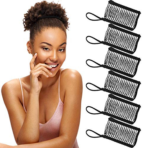 6 Pieces Banana Hair Clip Comb Stretch Banana Clip Double Comb Hair Clip for Thick Curly Hair Women Girls 20 Teeth Black 6 Pieces Banana Hair Clip Comb Stretch Banana Clip Double Comb Hair Clip for Thick Curly Hair Women Girls 20 Teeth Black