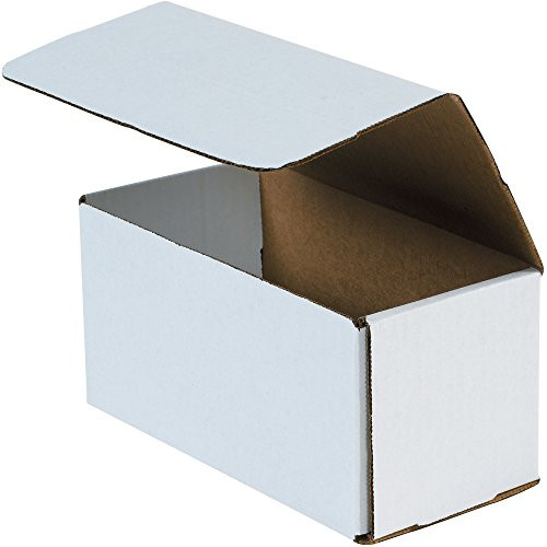 BOX USA BM844 8 L x 4 W x 4 H White Pack of 50