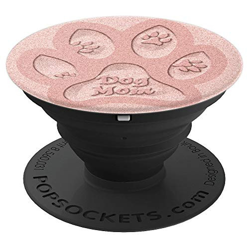 Rose Gold Pop Socket DOG MOM  Dog Lover Gift PopSockets Grip and Stand for Phones and Tablets