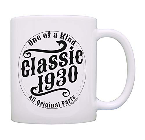 90th Birthday Gifts Classic 1930 All Original Parts Birthday Mug Bday Coffee Mug Tea Cup Multi