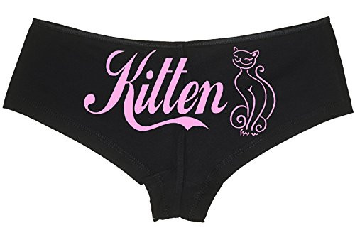 Knaughty Knickers  Daddy s Kitten with Cat Boy Short Panties  Pet Play Neko Daddys Girl DDLG CGL Boyshort Underwear