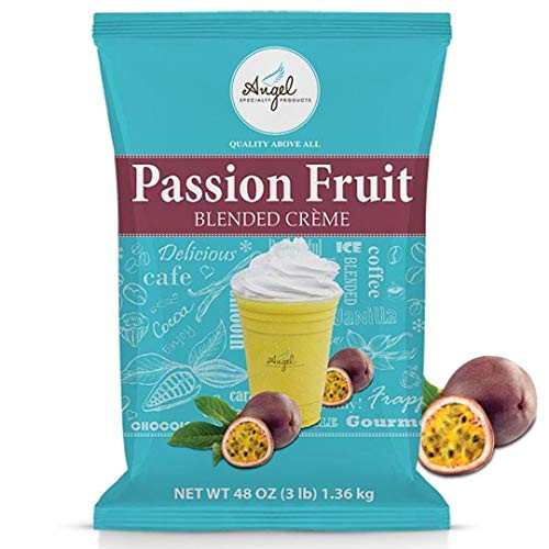 Angel Specialty Products Blended Smoothie Frappe Powder Mix Passion Fruit 3 LB 34 Servings Angel Specialty Products Blended Smoothie Frappe Powder Mix Passion Fruit 3 LB 34 Servings