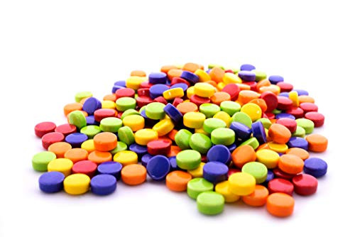 Pucker Up Sour Concord Hard Candy  5 LB Resealable Stand Up Candy Bag approx  2800 pieces  Tablet Candy  Assorted Fruit Flavors and Colors  Bulk Candy for Vending Machines and Parties