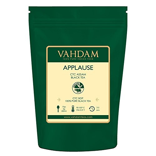 VAHDAM Applause CTC Assam Summer Black Tea Loose Leaf 50 Cups STRONG BOLD RICH Assam Tea Loose Leaf 100 PURE Assam Chai Tea EVERYDAY ASSAM MILK TEA Brew as Hot Tea or Latte 3 53oz VAHDAM Applause CTC Assam Summer Black Tea Loose Leaf 50 Cups STRONG BOLD RICH Assam Tea Loose Leaf 100 PURE Assam Chai Tea EVERYDAY ASSAM MILK TEA Brew as Hot Tea or Latte 3 53oz