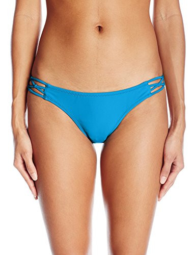 Volcom Junior s Simply Solid Full Bikini Bottom Ocean L