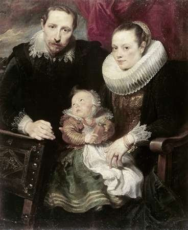 A Family Group Poster Print by Anthony Van Dyck 8 x 10