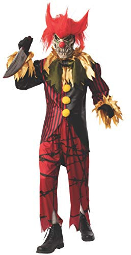 Rubie s Opus Collection Creepy Circus Men s Crazy Clown Costume As Shown XL