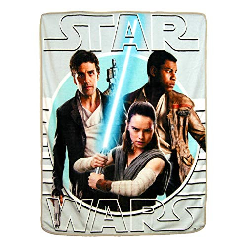 Disney's Star Wars: The Last Jedi, "New Resistance" Micro Raschel Throw Blanket, 46" x 60", Multi Color Disney's Star Wars: The Last Jedi, "New Resistance" Micro Raschel Throw Blanket, 46" x 60", Multi Color