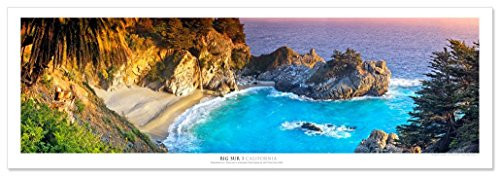 Award Winning Landscape Panoramic Art Print Poster: Big Sur - California