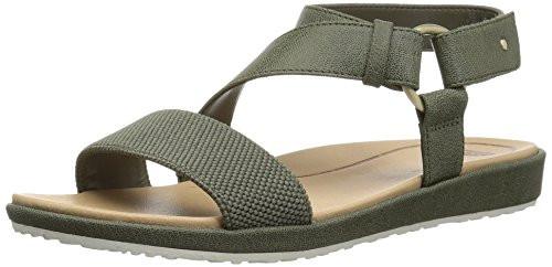 Dr  Scholl s Shoes Women s Powers Sandal Green 6 5 M US
