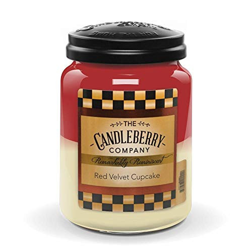 Candleberry Red Velvet Cupcake 26oz  Jar