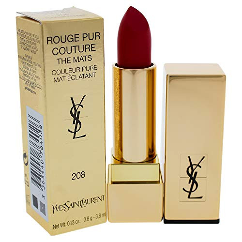 Yves Saint Laurent Rouge Pur Couture The Mats No  208 Fuchsia Fetiche 0 13 Ounce